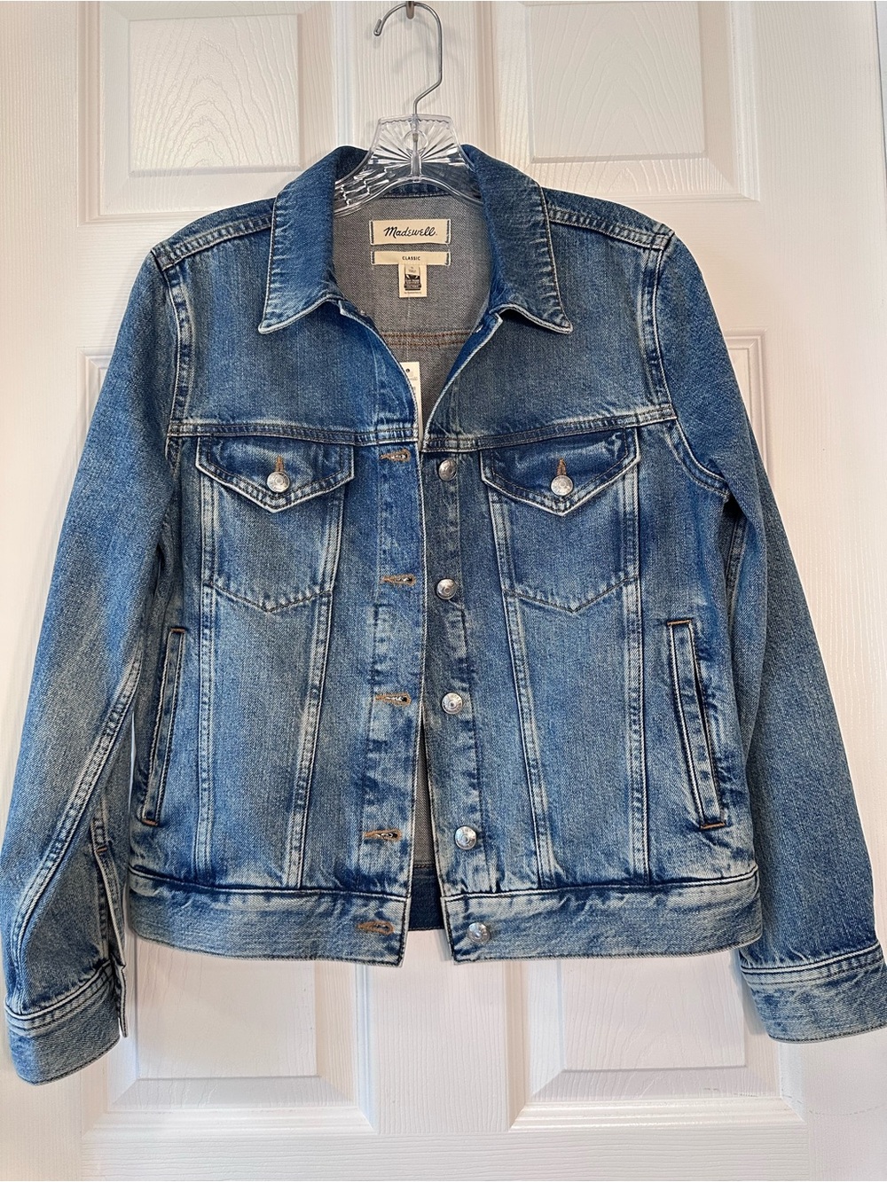 NWT Madewell Denim Trucker Jacket Hyland Wash size S